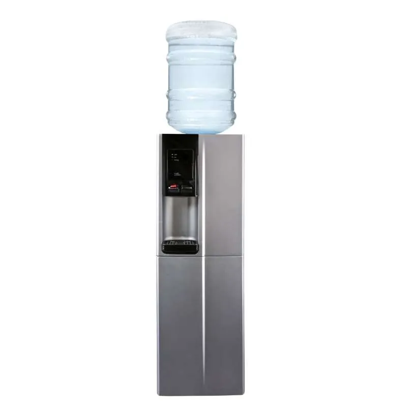 Borg & Overstrom Classic freestanding bottled water dispenser topped with a bottle, showcasing rental options for UK business water machines.